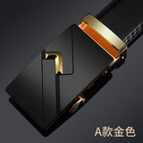 Luxury Automatic Buckle male belts 2019 Fashion Brand Designer Belt Men  New arrival   Men Leather Belt