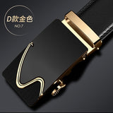 Luxury Automatic Buckle male belts 2019 Fashion Brand Designer Belt Men  New arrival   Men Leather Belt