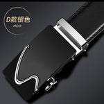 Luxury Automatic Buckle male belts 2019 Fashion Brand Designer Belt Men  New arrival   Men Leather Belt