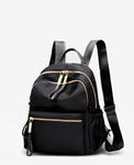 Women Convenient Backpack Oxford Cloth Waterproof Rucksack Ladies Girls Zipper Soft Bag