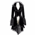 Women Jackets Amp Coats Women Vintage Long-sleeved Waist Back Bandage Lace Stitching Jacket OverCoat Warm Wide Female Jackets