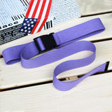 Plastic Buckle Harajuku Solid Color Long Belts ceinture femme