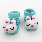 Excellent Quality Baby Girl Foot Socks Funny Happy Socks Newborn Rubber Anti Slip Socks