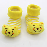 Excellent Quality Baby Girl Foot Socks Funny Happy Socks Newborn Rubber Anti Slip Socks