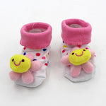 Excellent Quality Baby Girl Foot Socks Funny Happy Socks Newborn Rubber Anti Slip Socks